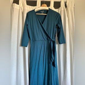 Wool& Elie Midi Wrap Dress Size M